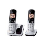 Inalambrico dect duo panasonic kx - tgc212sps 1. 6 m / libres plata