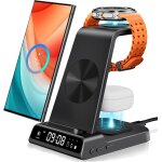 Induction charger for samsung s25 ultra, 3 in 1 wireless charging station for galaxy s25 / s24 ultra ...