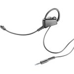 Interphone mono mic casque d�ext�rieur, noir