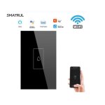 Interrupteur mural intelligent pour chauffe eau, wifi, us / uk, interrupteur mural tactile, minuterie ...