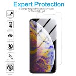 Iphone 11 film de protection effacer l'ecran hd film de protection en verre tremp pour 6. 1 pouces iphone ...