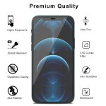 Pour iphone 12 mini 5, 4 pouces ultra mince ecran de protection en verre tremp premium etui475
