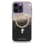 Iphone 14 pro coque paillettes case mate karat onyx avec magsafe
