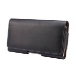 Pour iphone 14 pro max (2022) etui en cuir v�ritable housse clip ceinture pince horizontal - dfvmobile ...