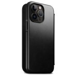 Iphone 14 pro max - etui portefeuille nomad modern leather folio en cuir horween� compatible magsafe ...