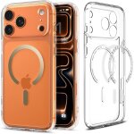 Iphone 17 pro max case, ultra hybrid magfit, [duraclear, signature quality] - gold