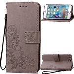 Iphone 6 6s coque, saturcase lucky clover pu cuir magn�tique flip portefeuille support porte - carte ...