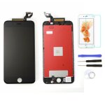 Pour iphone 6s plus 5. 5 ecran lcd vitre tactile sur ch�ssis noir + outils de montage + film en verre ...