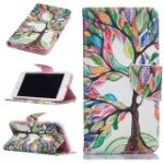 Iphone 7 plus coque, saturcase pu cuir magn�tique flip portefeuille support porte - carte coque housse ...