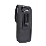 Pour iphone 8 plus [5. 5] etui housse ceinture verticale cuir nylon - dfvmobile