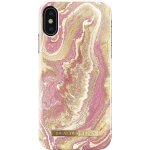 Iphone x / xs fashion case golden blush marble ideal of sweden