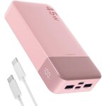J2621 batterie externe 45w 20000mah power bank, chargeur externe portable charge rapide pd 3. 0 qc 4. ...