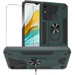 Jakn - coque compatible avec zte blade a53 (6. 52 ), 1 vert housse et 1 pices verre tremp ecran film ...