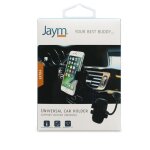 Jaym - support pour voiture pour téléphone portable - universel, prise d'air, ventouse Jaym - support pour voiture pour téléphone portable - universel, prise d'air, ventouse