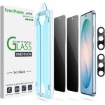 Jgd - 2 + 2 pi�ces protection �cran de verre tremp� de confidentialit� pour samsung galaxy s26 5g, avec ...