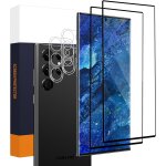 Jgd - 2 + 2 verre tremp� pour samsung galaxy s24 ultra 5g, 9h duret� ultra r�sistant protection �cran ...