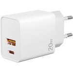 Jgd - 20w chargeur usb c rapide, chargeur rapide usb a & usb c 2 ports pd et qc3. 0 adaptateur chargeur ...
