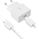 Jgd - 25w chargeur usb c secteur charge rapide pour samsung galaxy s26 a17 a16 a56 a36 a26 a55 a35 s25 ...