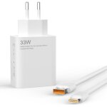 Jgd - 33w chargeur turbo pour xiaomi redmi note 13 pro / 12 pro / 11 pro / 13 / 12 / 11 / 11s / 9 / 10, ...