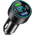 Jgd - 4 ports allume cigare usb c, 66w qc3. 0 chargeuraallume cigare & pd 30w chargeur voiture avec voltm�tre ...