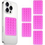 Jgd - 5 pi�ces silicone ventouse t�l�phone portable support de t�l�phone antid�rapant adh�sif compatible ...