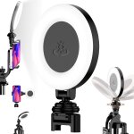 Jgd - amayo - lumi�re � selfie vid�o pour t�l�phone portable - tr�pied pour smartphone - bluetooth - ...