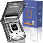 Jgd - pour apple watch series se3 / se2 / se / 10 / 9 / 8 / 7 44 / 45 mm protection d'�cran, 4 pi�ces ...