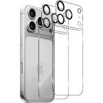 Jgd - arri�re verre tremp� compatible avec iphone 17 pro, avec cam�ra protecteur, ultra r�sistant film ...
