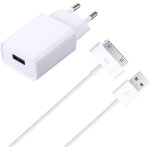 Jgd - chargeur et c�ble compatible avec iphone 4 / 4s, ipad 2 / 3 / 1, ipod nano / touch
