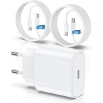 Jgd - chargeur pour iphone 17 15 16, 20w apple original chargeur rapide avec 60w 1m + 2m c�ble de charge ...