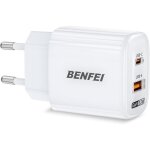 Jgd - chargeur rapide 33w gan usbc, bloc de charge murale compact bicolore 2 ports, chargeur de voyage ...