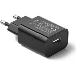 Jgd - chargeur usb standard europ�en, 5v, 1a, 5w, noir, connecteurs plaqu�s nickel