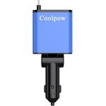 Jgd - chargeur de voiture 4 en 1 usb c, 69 w chargeur allume - cigare de voiture ¿180 pliable� chargeur ...