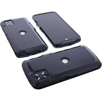 Jgd - coque compatible avec crosscall core m6 protection noir pochette caoutchouc tpu t�l�phone smartphone ...