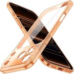 Jgd - coque fine pour iphone 17 pro 6, 3 pouces avec objectif de cam�ra protection compl�te, etui housse ...