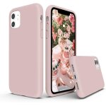 Jgd - coque iphone 11, silicone liquide case avec doux microfibre coussin doublure cover protection bumper ...