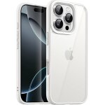 Jgd - coque pour iphone 16 pro 6, 3 pouces, etui housse antichoc bumper, cadre en tpu mat de couleur ...