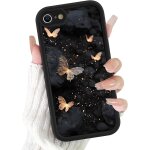 Jgd - coque pour iphone 8 / 7 / se 2020 / se 2022 4, 7 , aesthetic papillon motif etui filles femmes ...