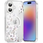 Jgd - coque magn�tique pour iphone 17 6, 3 , compatible avec magsafe, transparente fille etui avec aesthetic ...