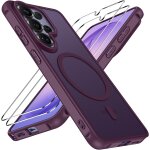 Jgd - coque magn�tique pour samsung galaxy s26 ultra 5g avec 2 pi�ces verre tremp�, compatible avec magsafe, ...