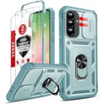 Jgd - coque pour samsung a56 / a36 5g, avec 2 * verre tremp� + anneau support, full protection de la ...