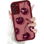 Jgd - coque pour samsung galaxy s20 fe 5g / s20 lite / s20 6, 7 , aesthetic rouge cerise motif dessin ...
