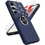 Jgd - coque pour samsung galaxy s25 fe / s25fe avec 2 verre tremp� 2 protection camera, telephone 256 ...