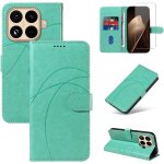 Jgd - coque compatible avec xiaomi 15t pro 5g avec 1 pi�ce protection ecran en verre tremp�, housse pu ...