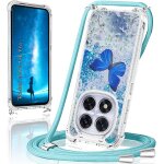 Jgd - coque pour xiaomi redmi note 14 pro 5g avec cordon, coque glitter redmi note 14 pro 5g avec collier ...