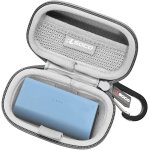 Jgd - etui pour anker nano powerbank 5000 mah & pour anker 621 batterie externe - gris (etui uniquement) ...