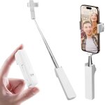 Jgd - mini perche � selfie extensible, perche � selfie portable extensible en aluminium avec t�l�commande ...