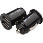 Jgd - paquet de 2 mini chargeur usb voiture double (chargeur allume cigare usb) 10w 2a encastrable avec ...