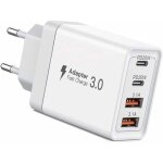 Jgd - rapide chargeur 40w pd & usb a chargeur usb c secteur rapide prise type c mural adaptateurs de ...