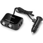 Jgd - r�partiteur allume - cigare de voiture 12 v / 24 v avec 2 ports usb, double chargeur de voiture, ...